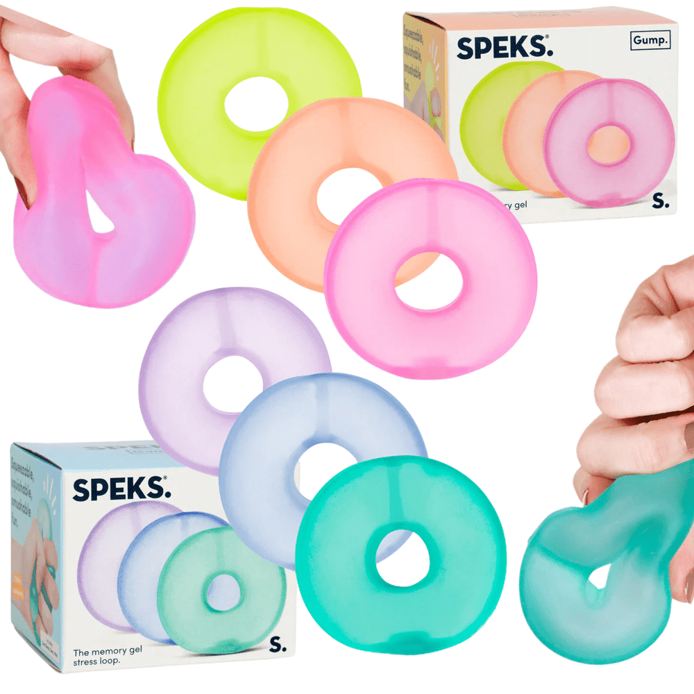 SPEKS Gump Loop 3 Pack - The Memory Gel Stress Ring 1