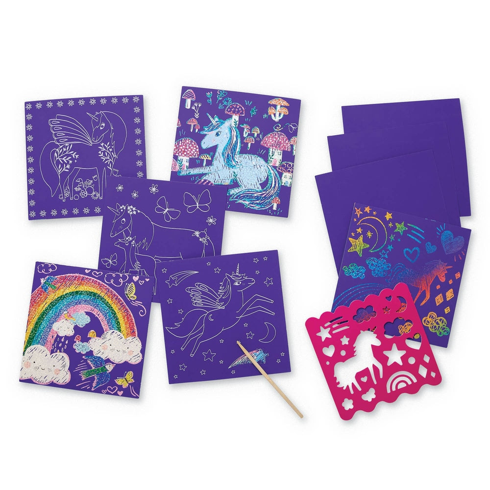 Crocodile Creek - Unicorn Scratch Art 2