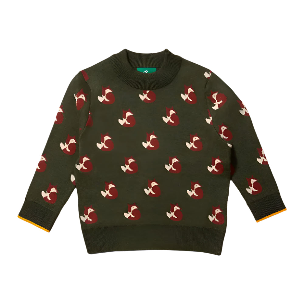 From One To Another Fox Knitted Jumper 1