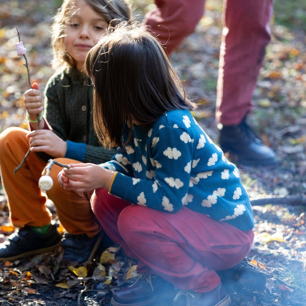 From One To Another Teal Cloud Snuggly Knitted Jumper 8