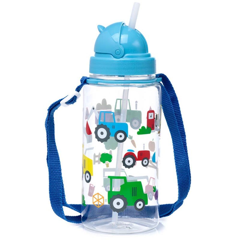 Children's Shatterproof Water Bottle - Little Tractors 1
