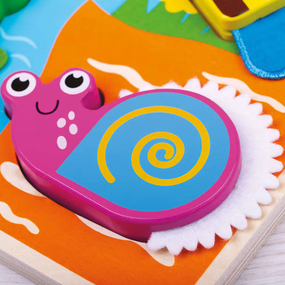 Touch and Feel Bugs Puzzle Board 3