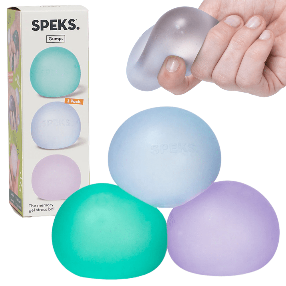 SPEKS Gump 3 Pack - The Memory Gel Stress Ball 3
