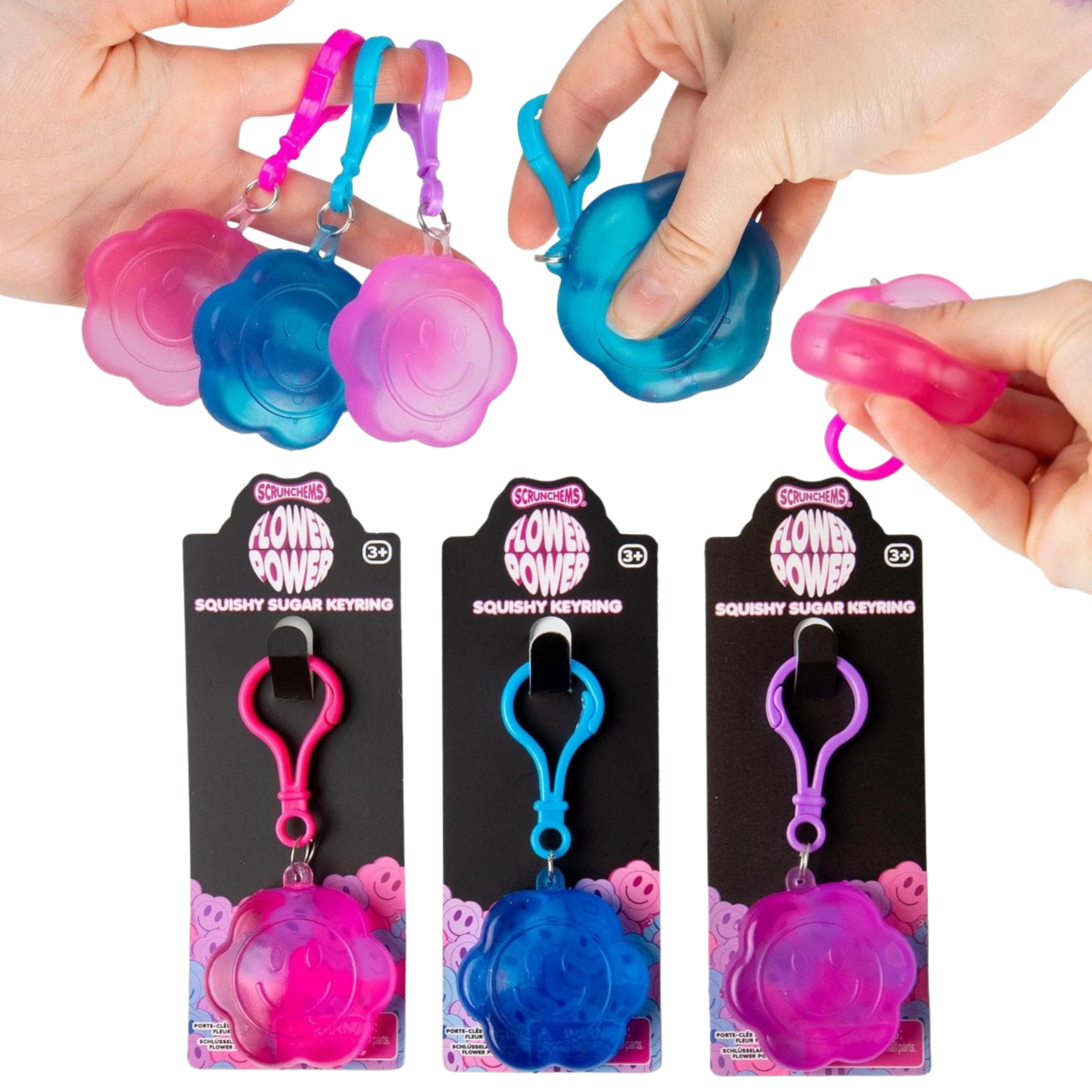 Scrunchems Flower Power Sugar Keyring
