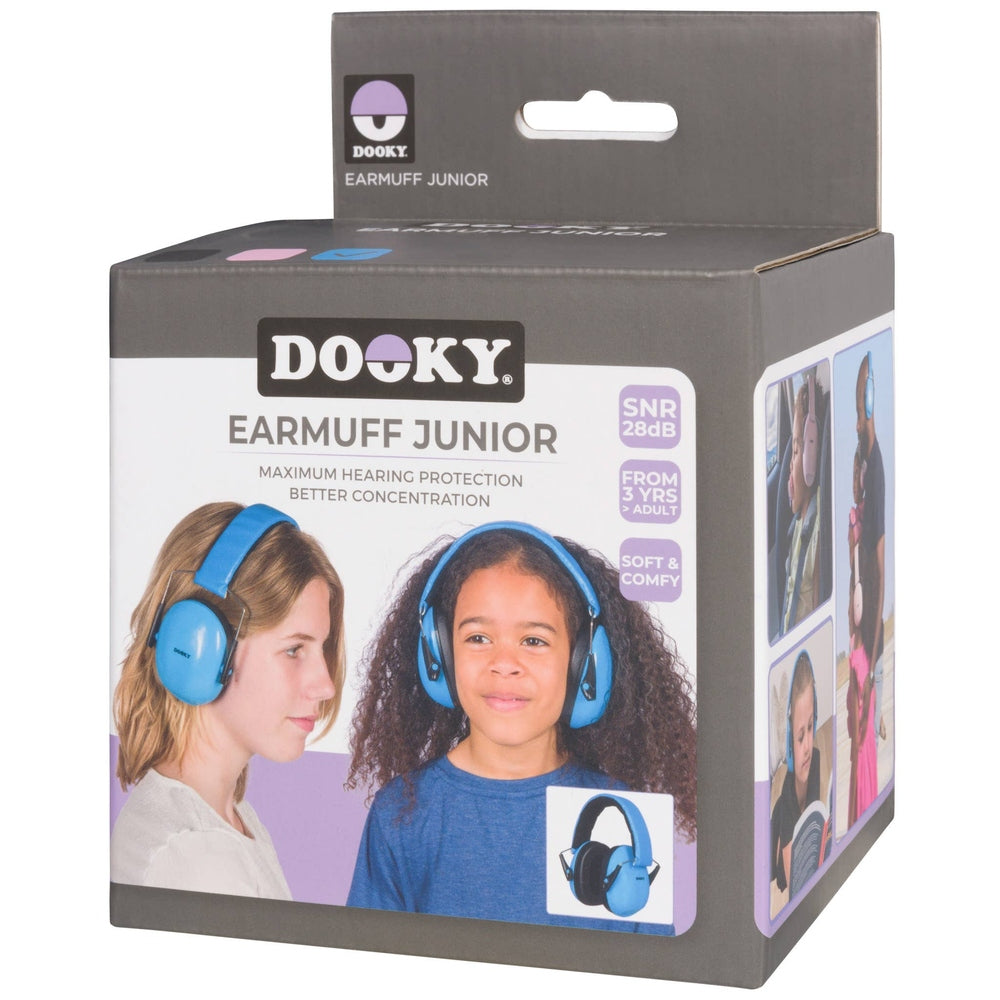 Dooky Junior Ear Protection - Blue - 3 Years + 2