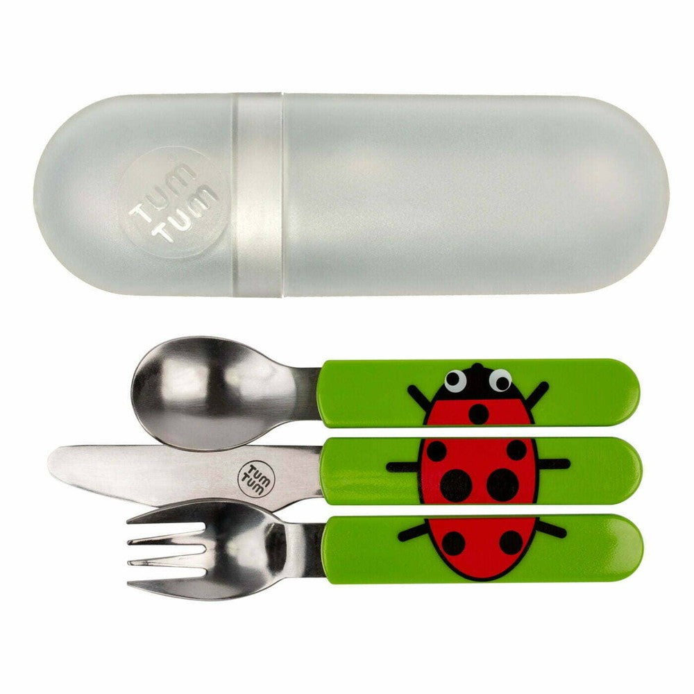 Travel Cutlery Set with Case - Ladybird 1
