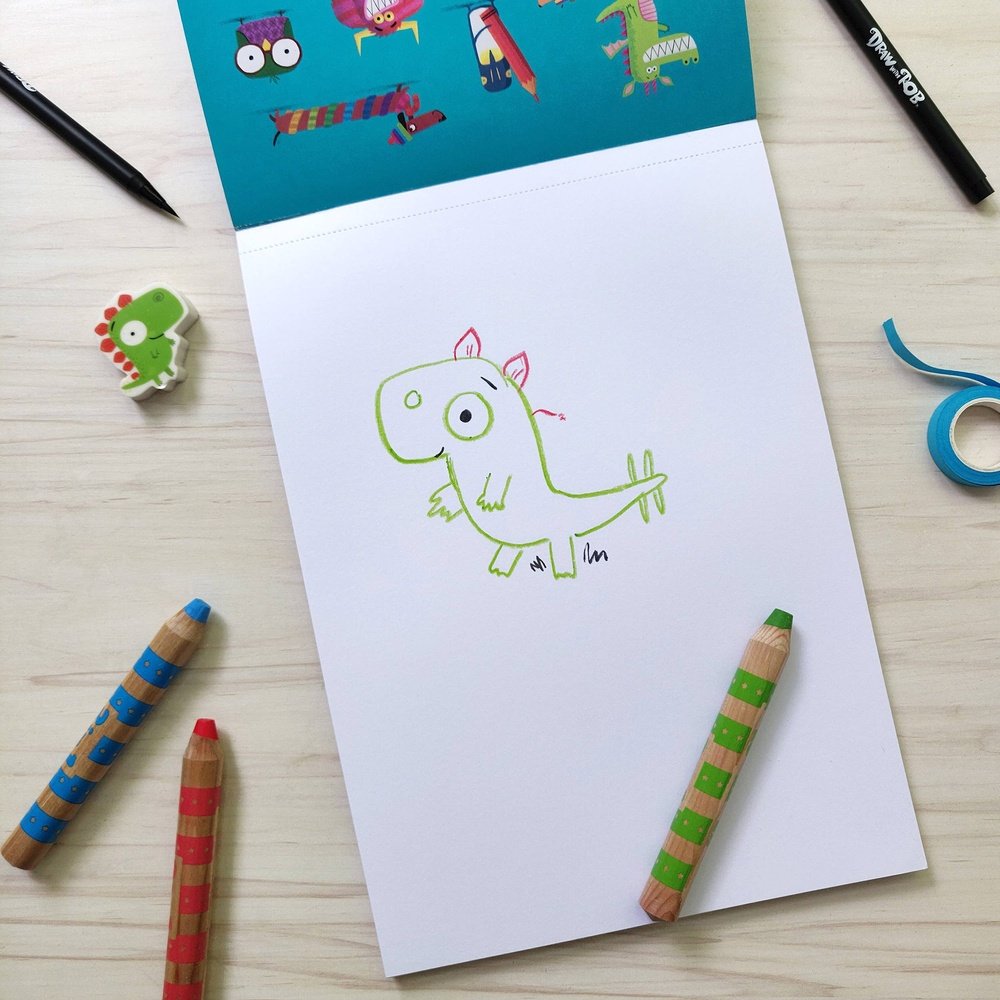 Robert Frederick Ltd A4 Draw with Rob Sketch Book 