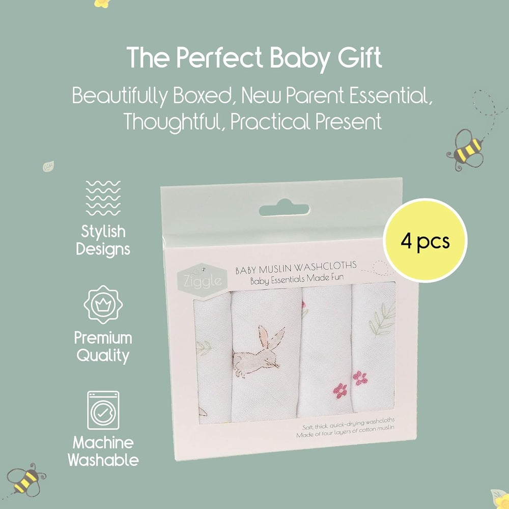 Bunnies Washcloths 4