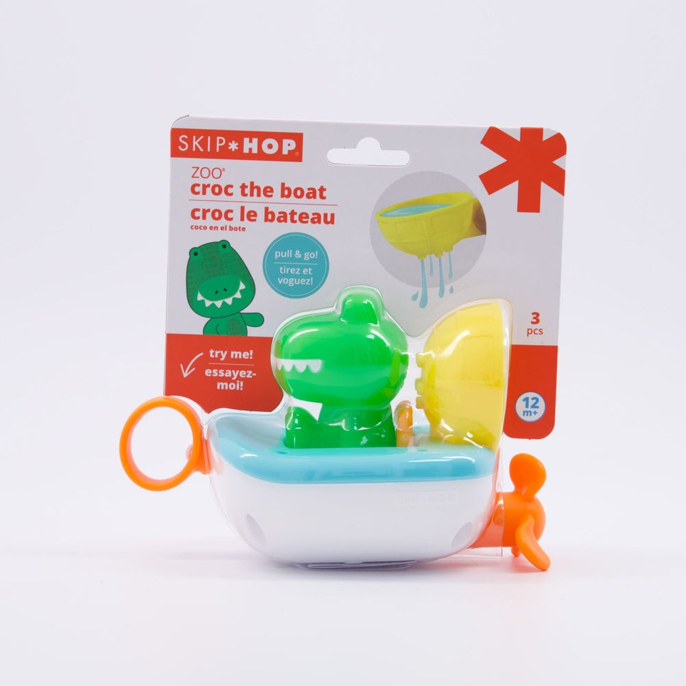 ZOO Croc the Boat Pull & Go Bath Toy 4