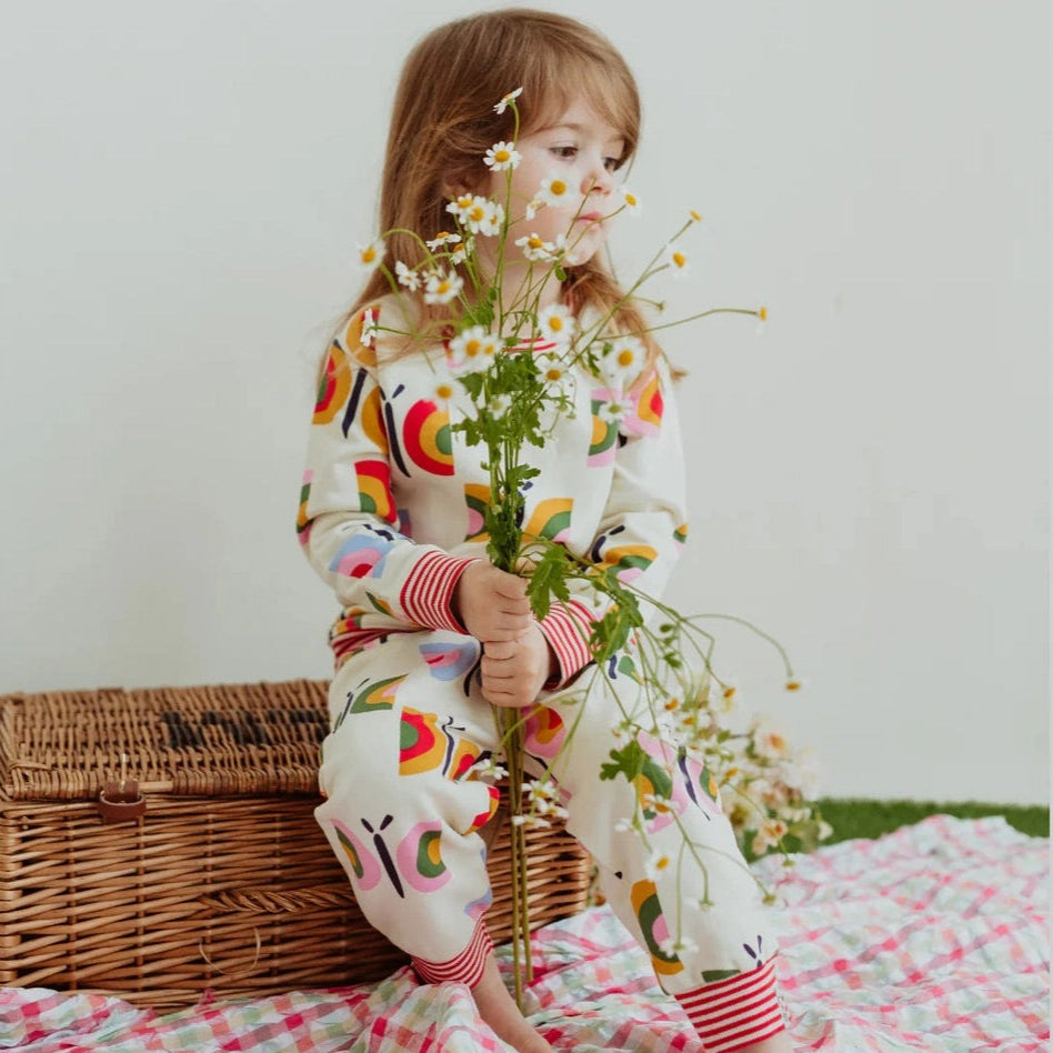 Butterfly Print Joggers 3