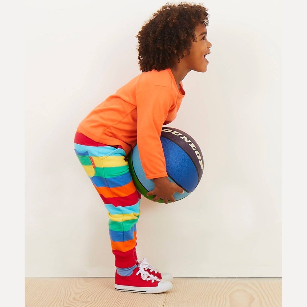 Organic Multi Stripe Joggers 2