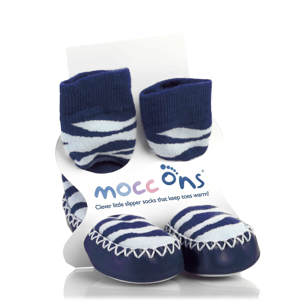 Mocc Ons Moccasin Style Slippers for Kids, 2-3 Years 5