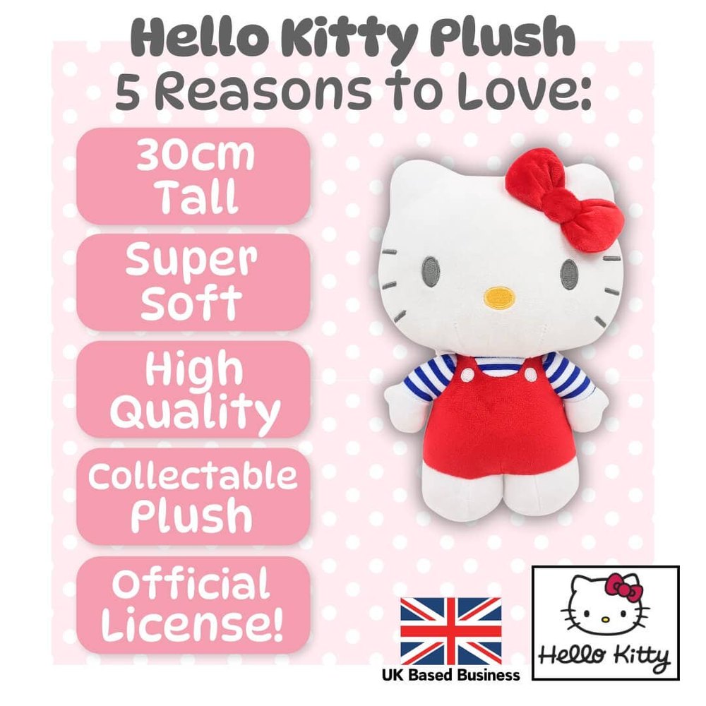 30 CM Large standing Hello Kitty - Red 2