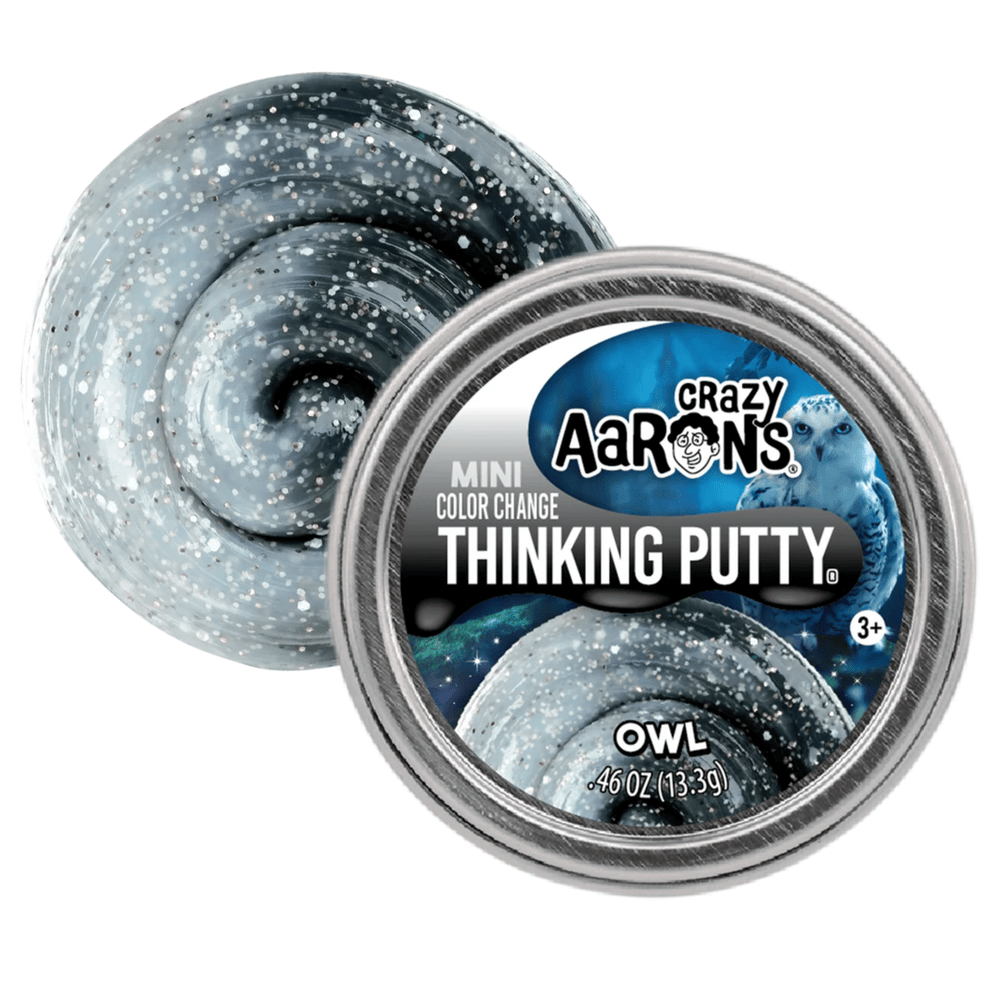 Mini Thinking Putty - Colour Change Owl 1