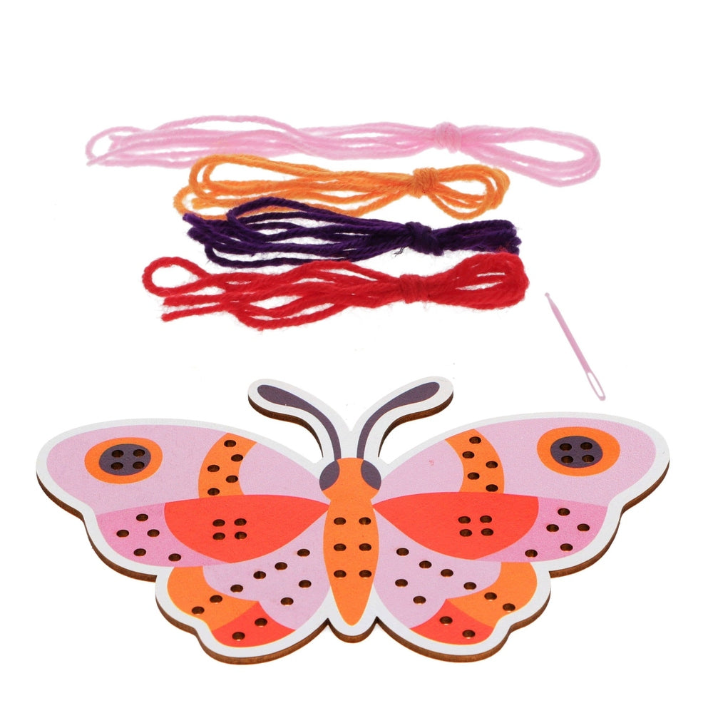 Learn To Sew Wooden Hand-Stitch Set - Butterfly 2