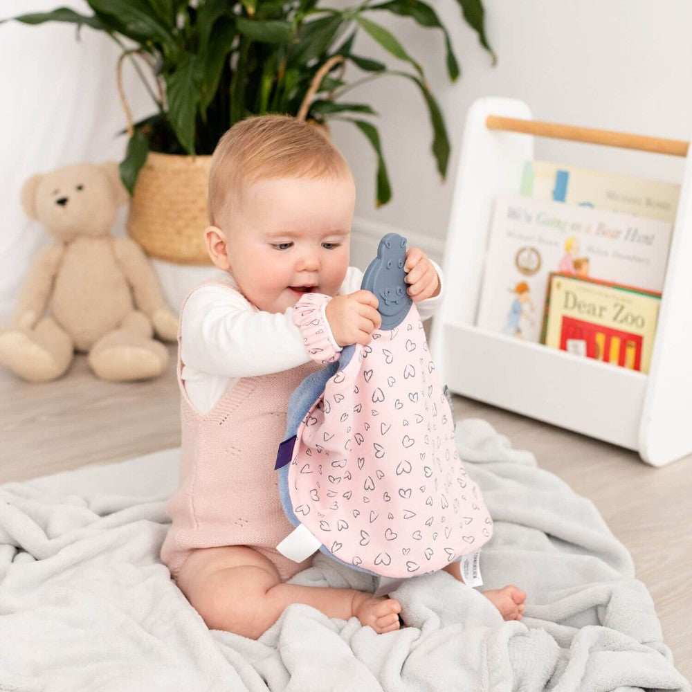 Baby Comforter with Teether - Made with Love 2