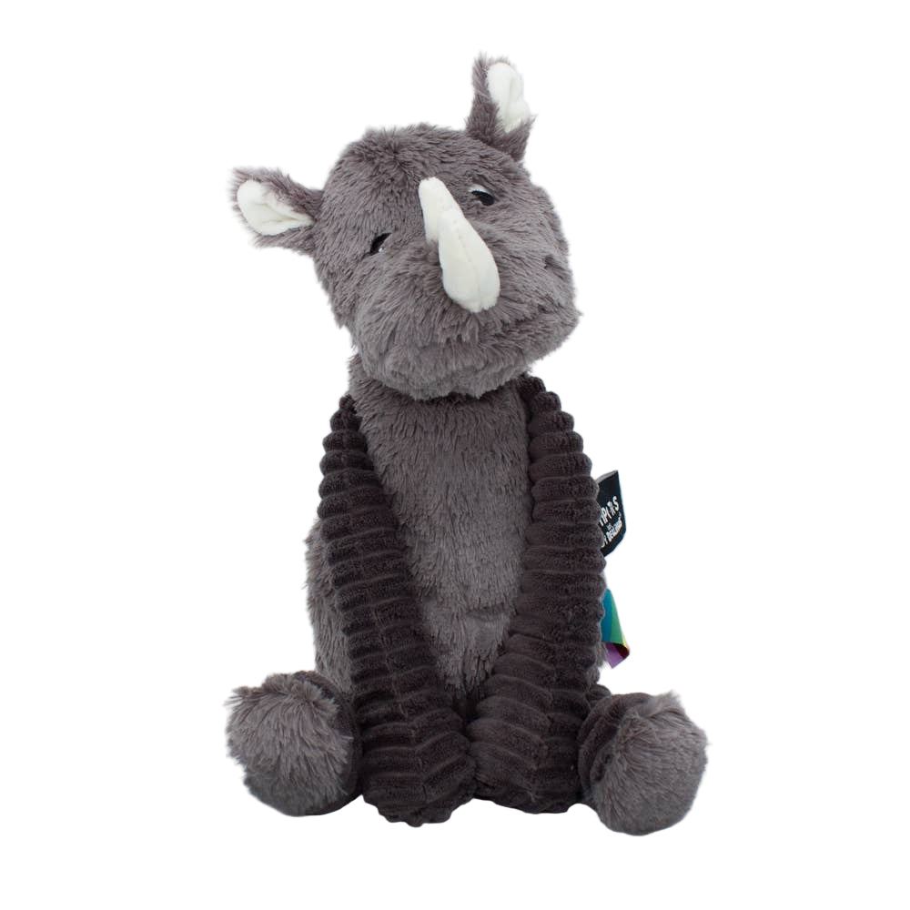 Ronnie the Rhino Grey Plush Toy 1