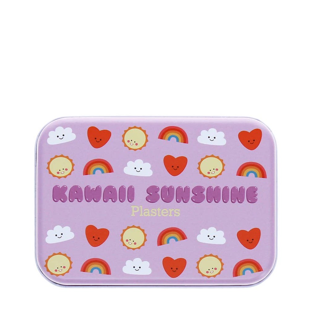 Children's plasters in a tin 30 pcs - Kawaii Sunshine 2