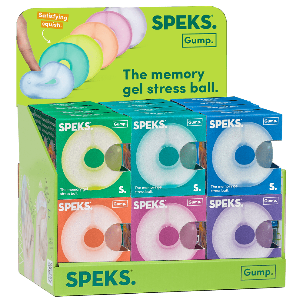 SPEKS Loop Gump - The Memory Gel Stress Ring - 48 Display Mix 1