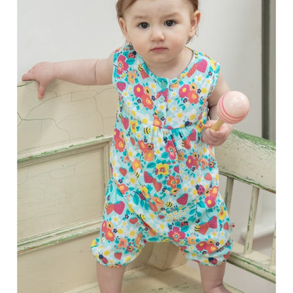 Piccalilly Shortie Romper - Strawberry Fields 