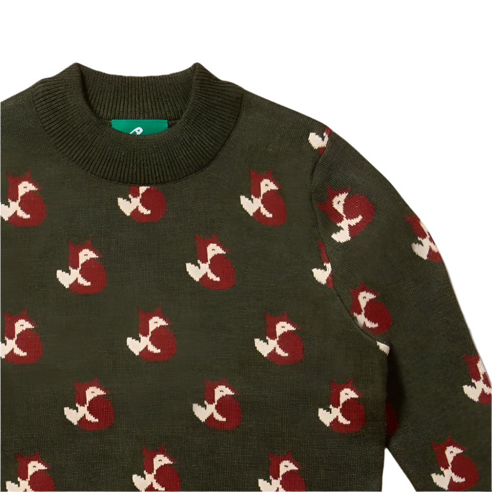 From One To Another Fox Knitted Jumper 6