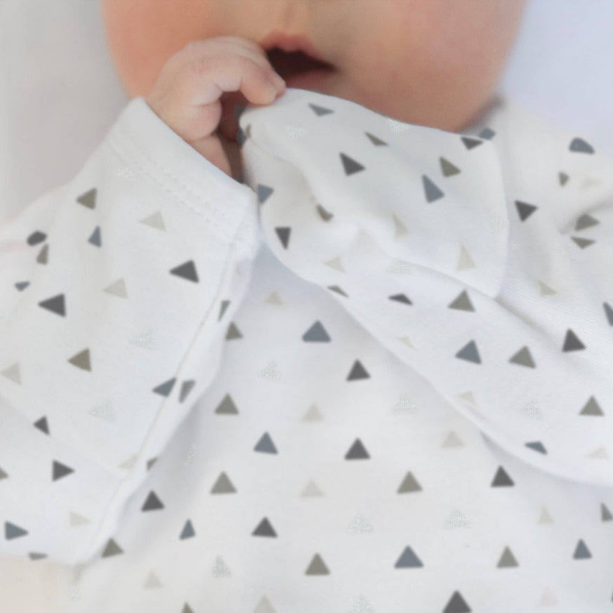 Pajama Gown, Sterling Tiny Triangles 2