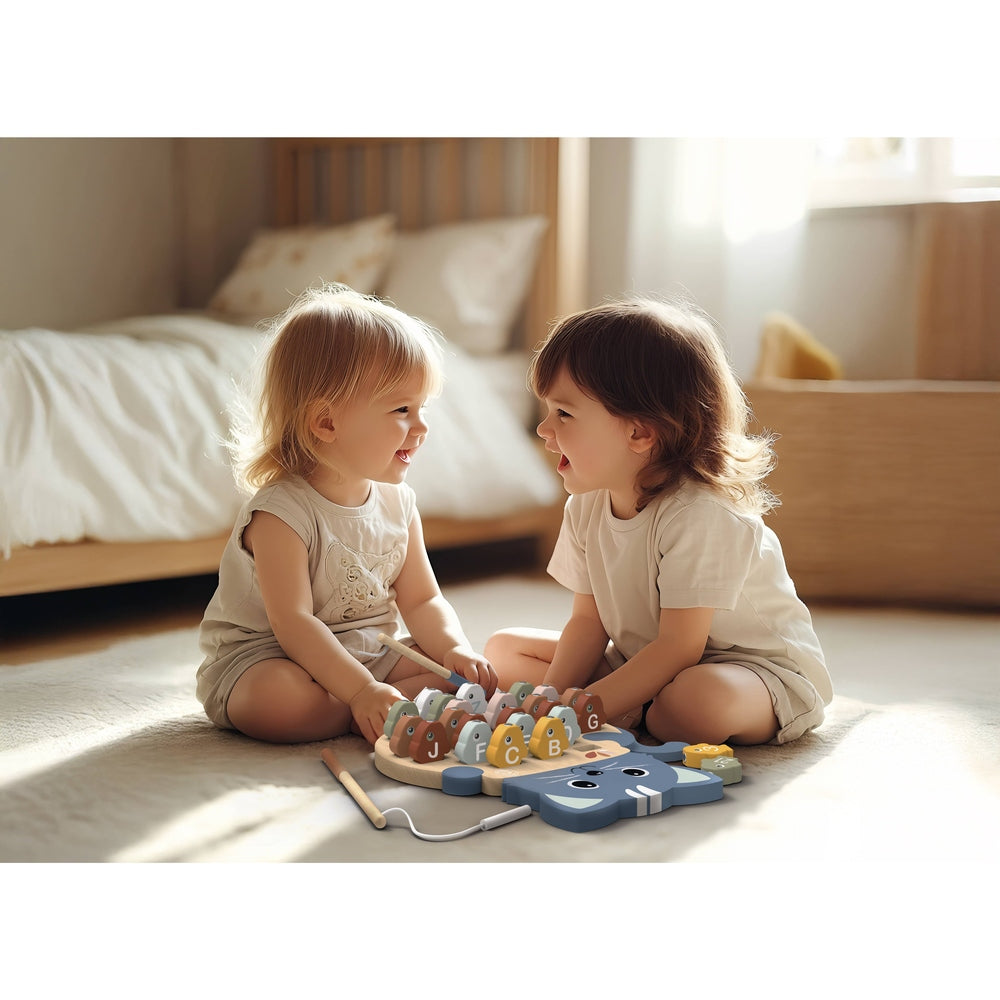 Speedy Monkey Fishing game alphabet 1