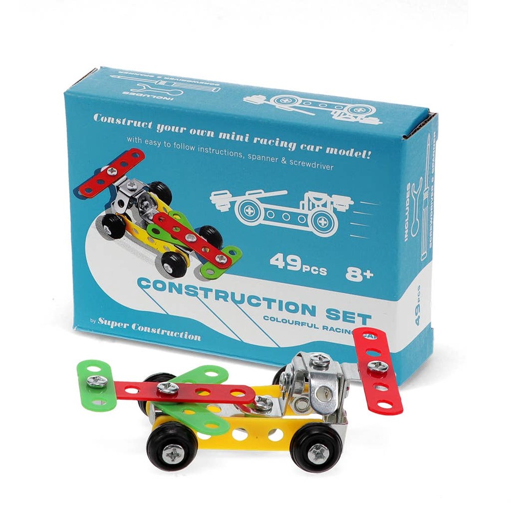 Mini construction kit - Colourful racing car 1
