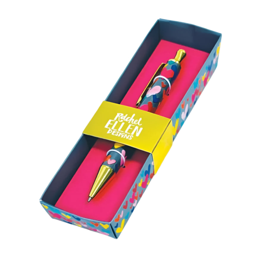 Boxed Ballpoint Pen Hearts 1