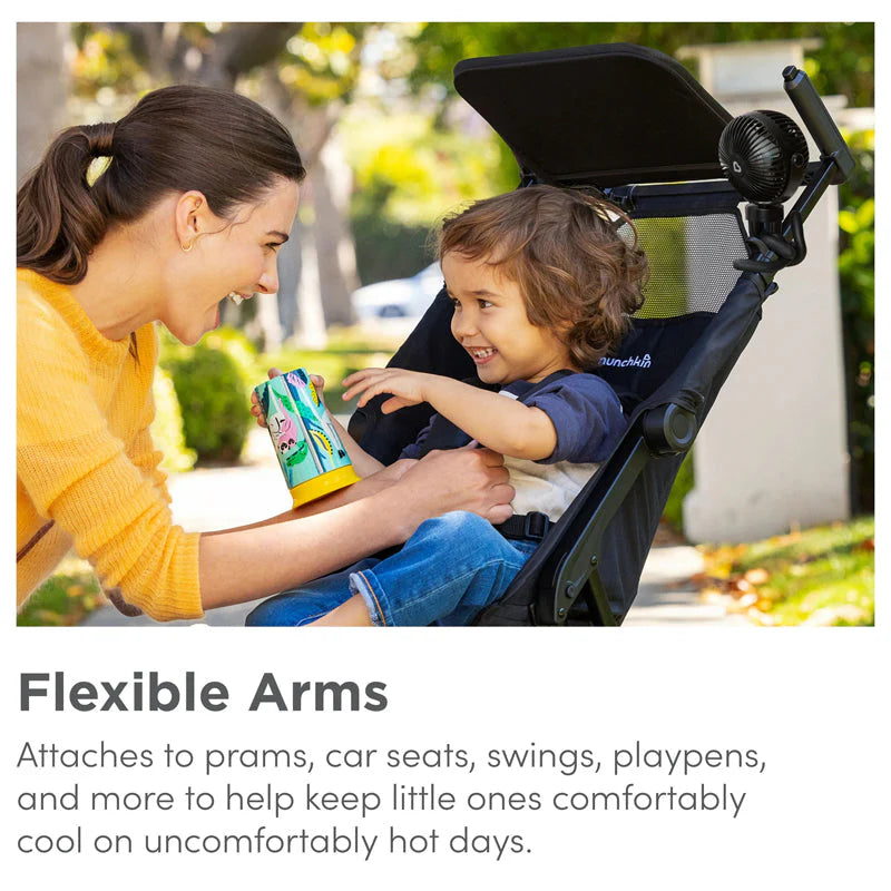 Stroller LED Light Fan
