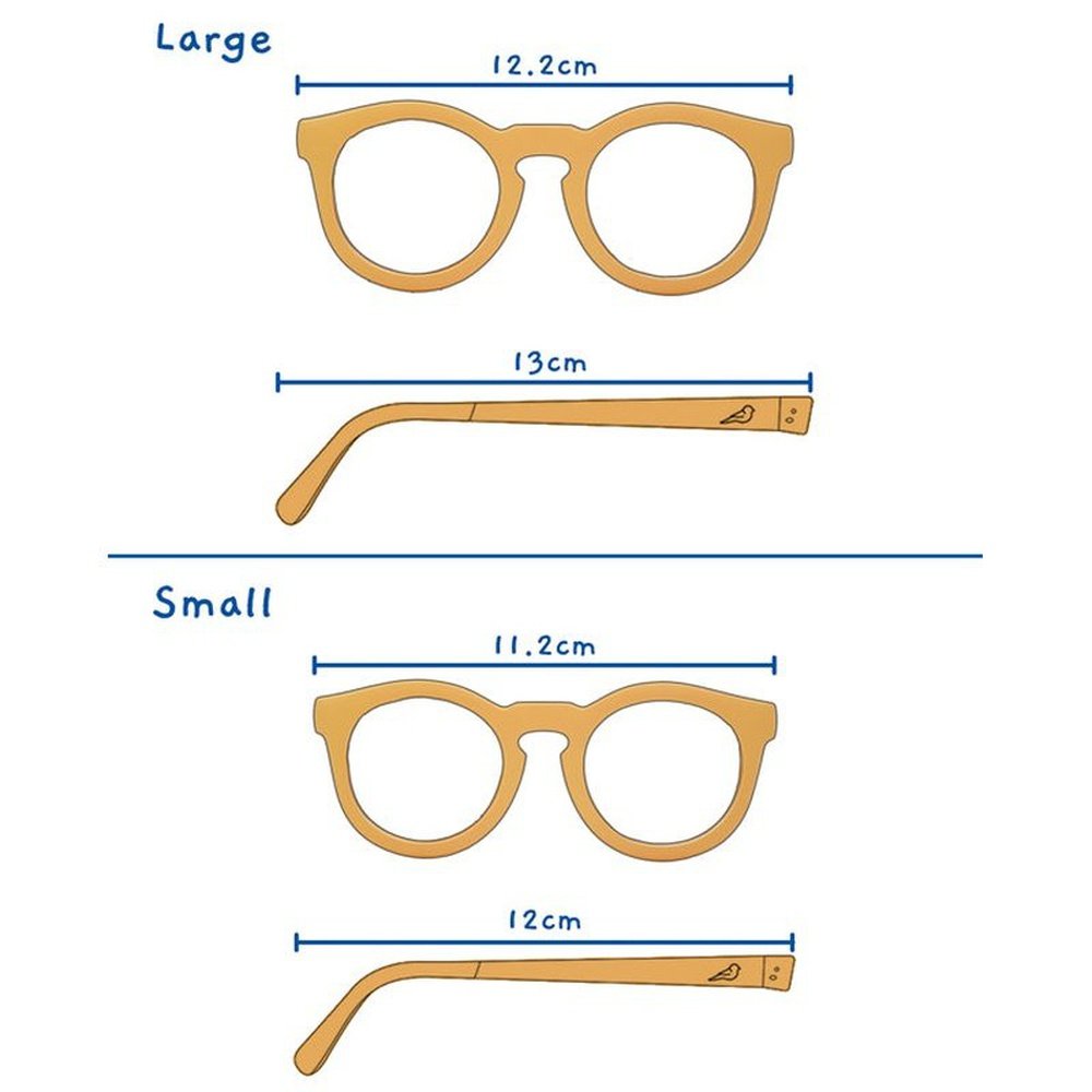 Bird Sunglasses - Ocean Blue UV 2