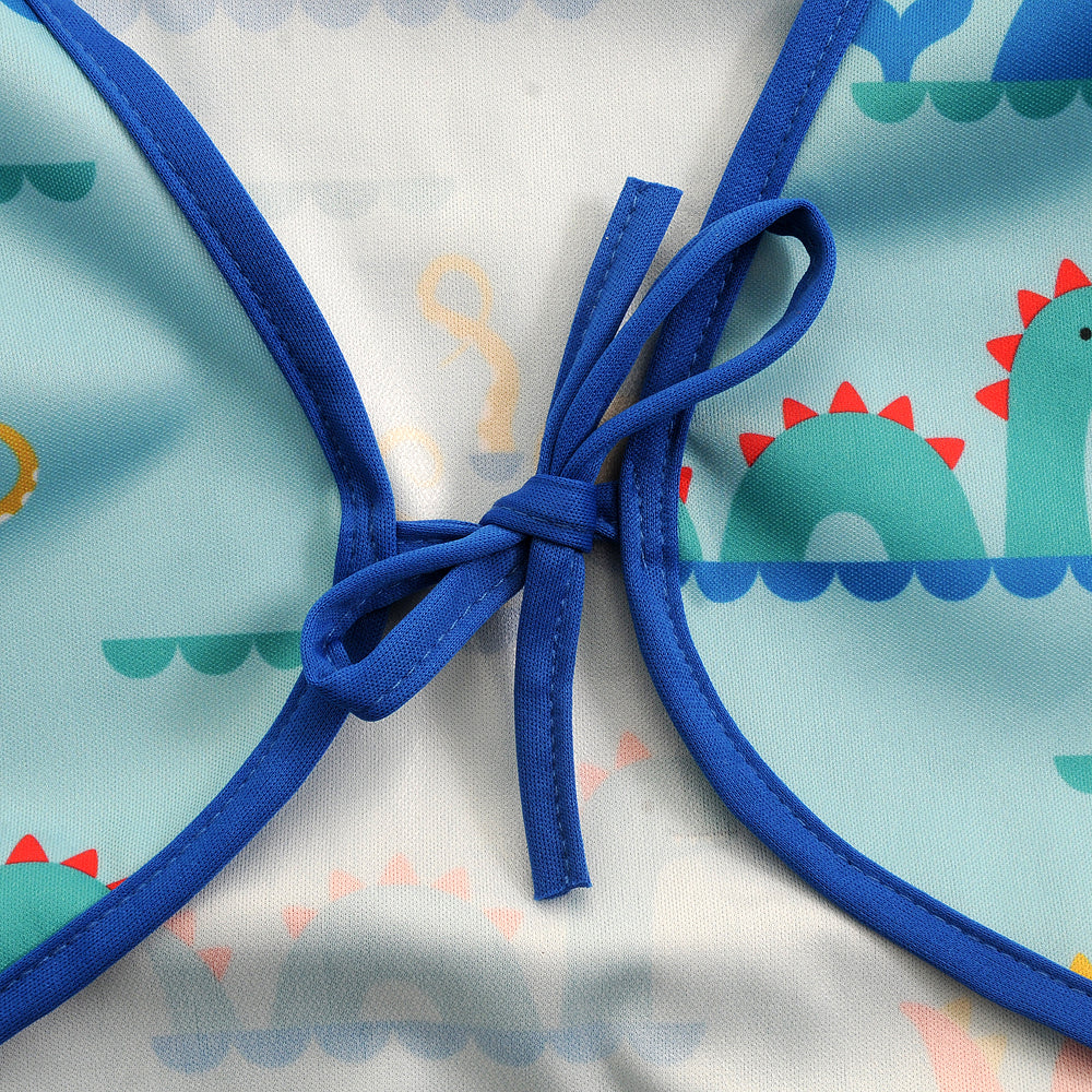 Coverall Feeding Bib - Sea Monster 4