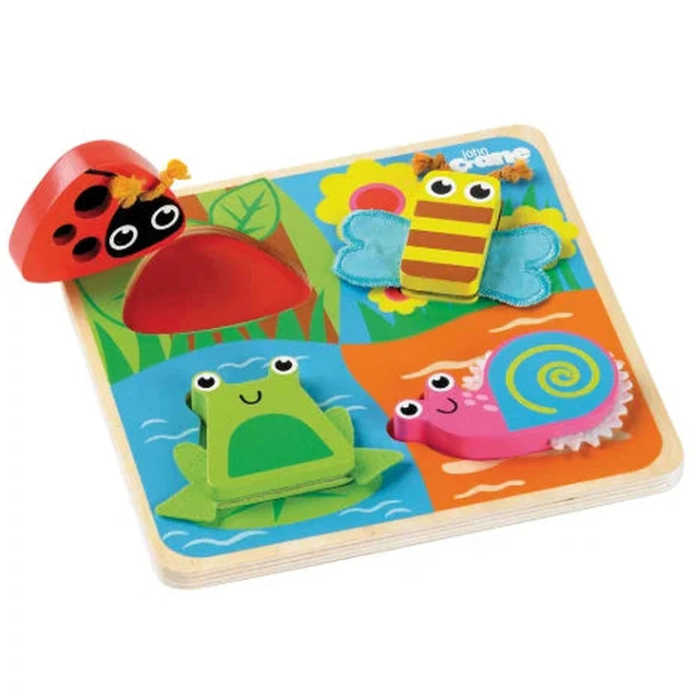 Touch and Feel Bugs Puzzle Board 1