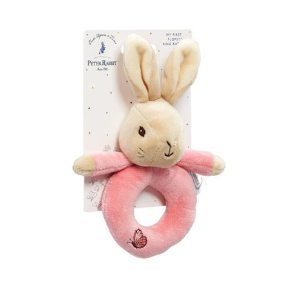Peter Rabbit & Flopsy Bunny Plush Ring Rattle 2