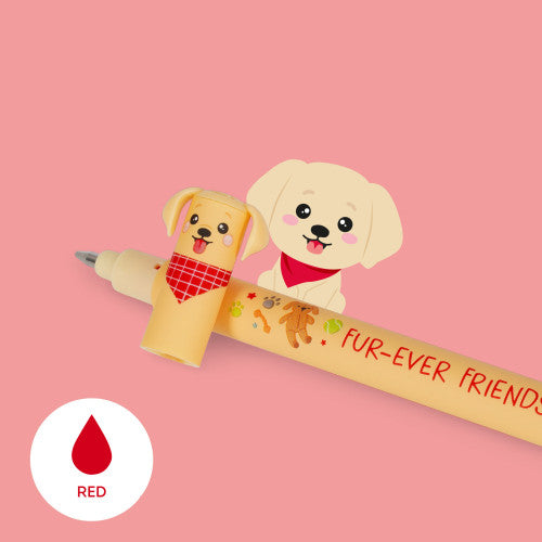 Legami Set Of 3 Erasable Gel Pens - Puppies