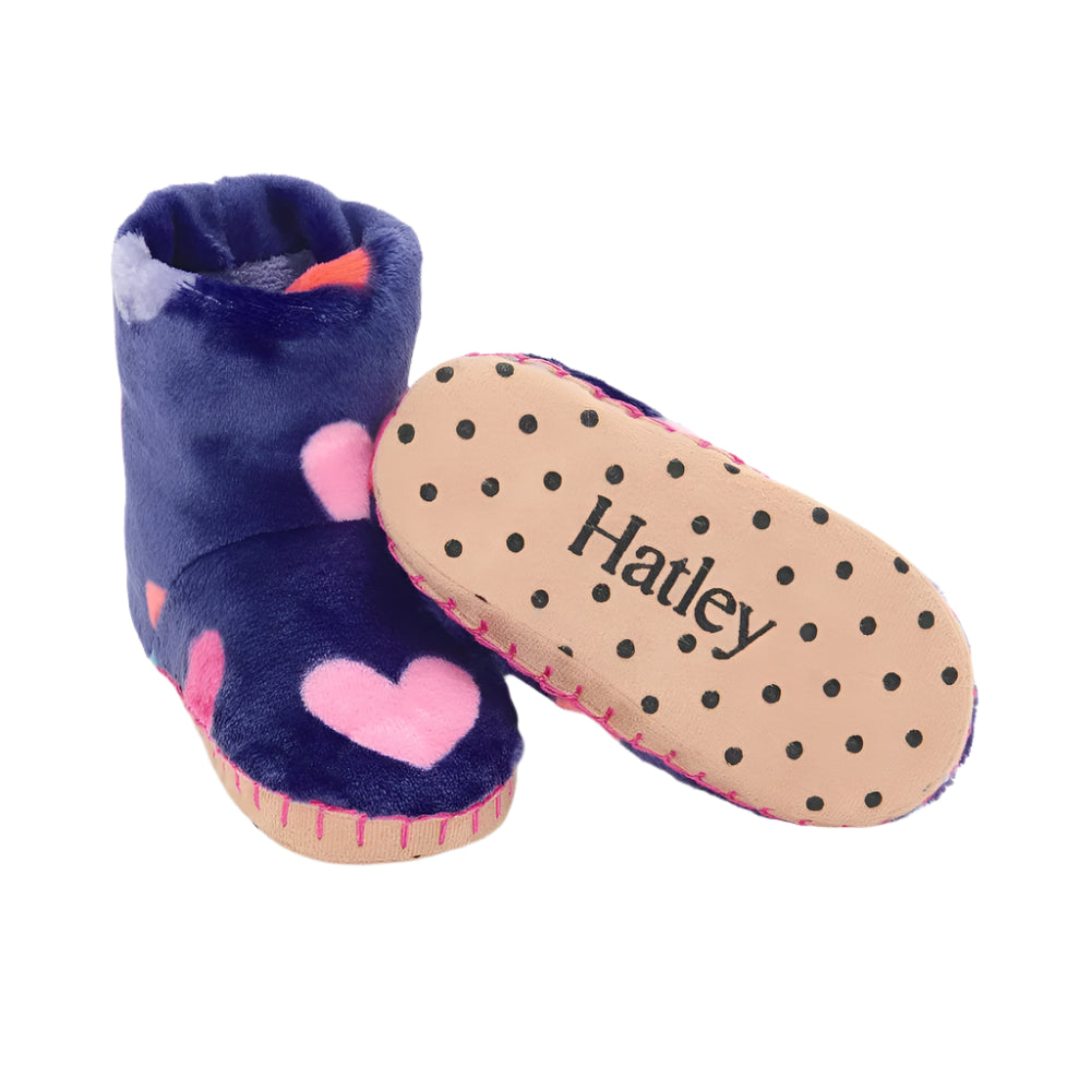 Fleece Slippers - Heart 2