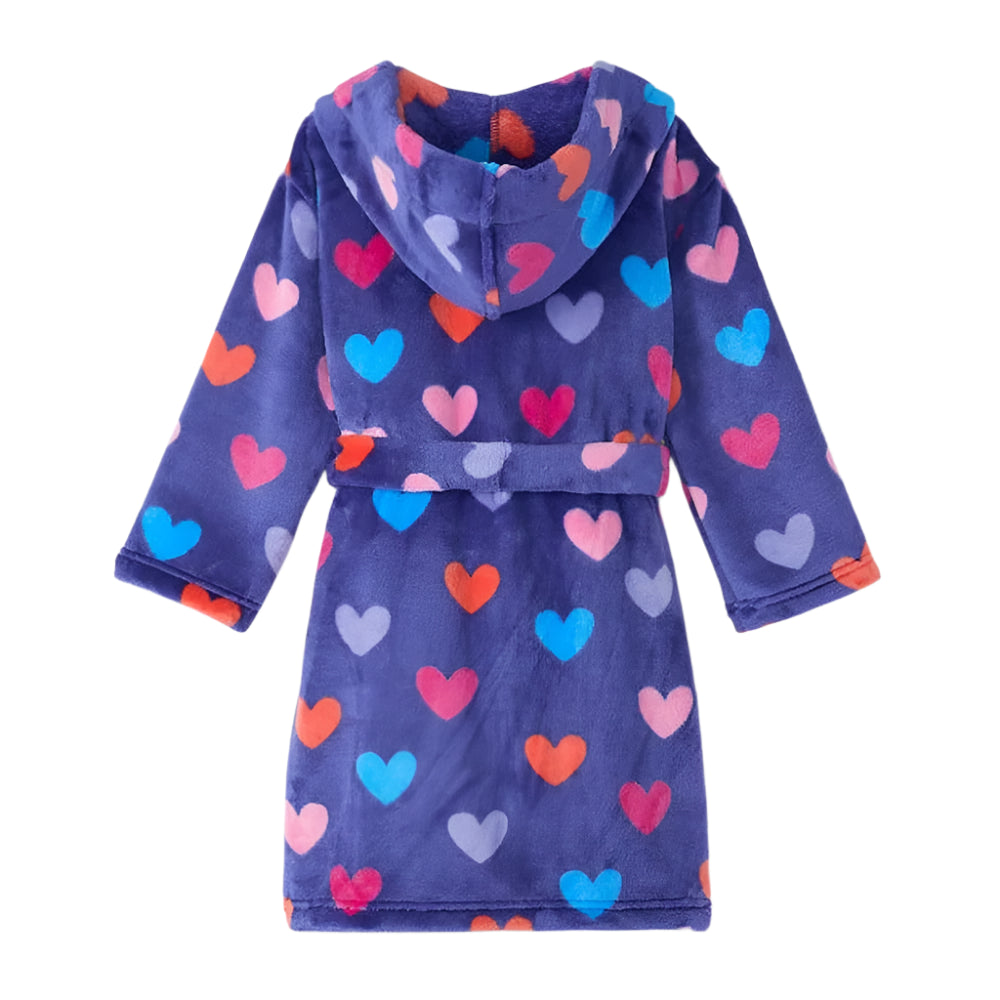 Fleece Robe - Hearts 2