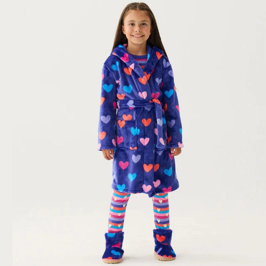 Fleece Robe - Hearts 3