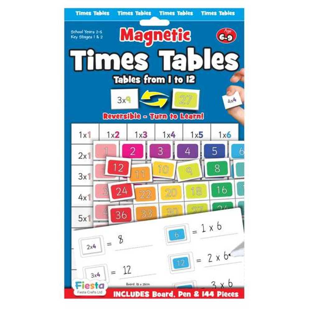 Magnetic Times Tables 1