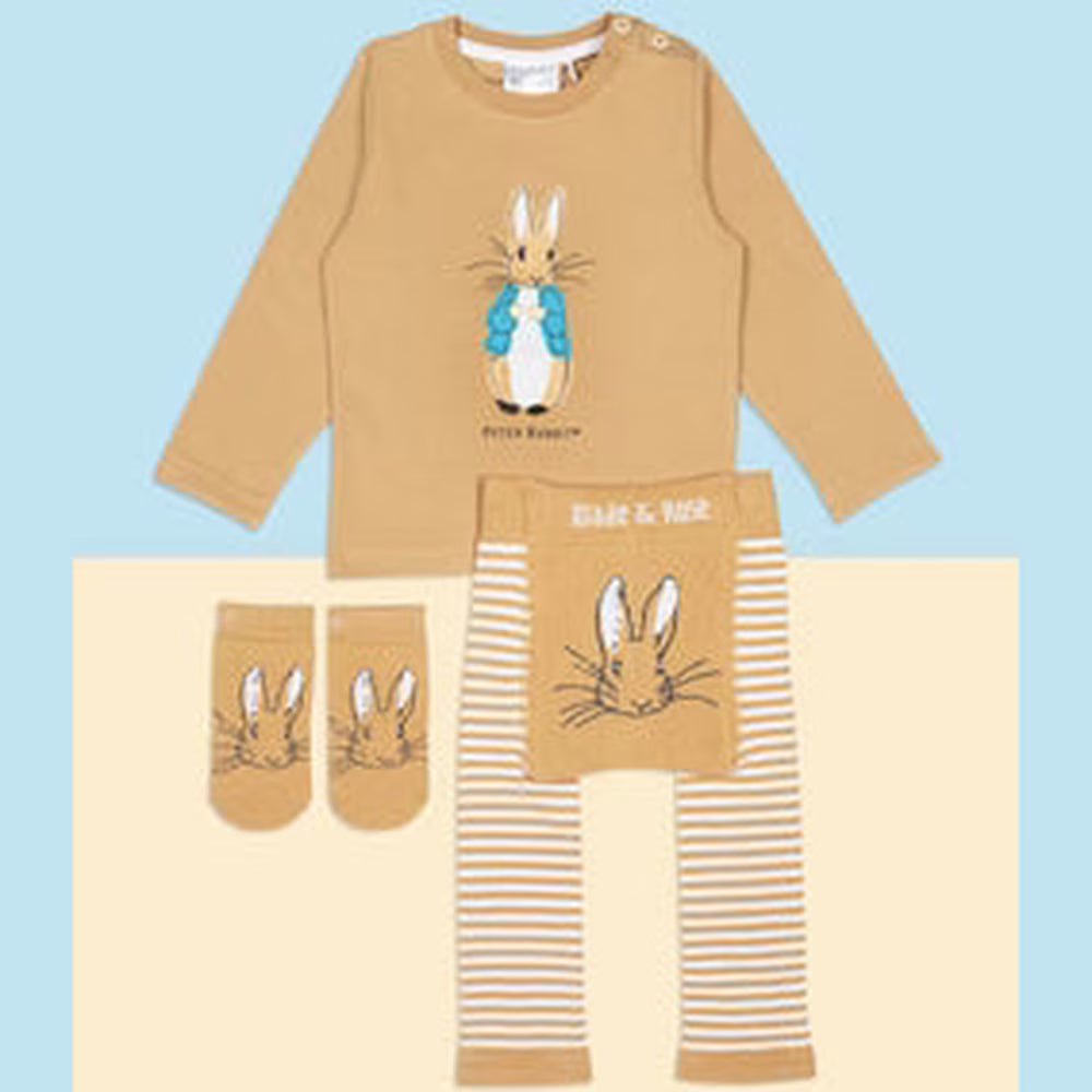 Peter Rabbit Neutral Applique Top 2