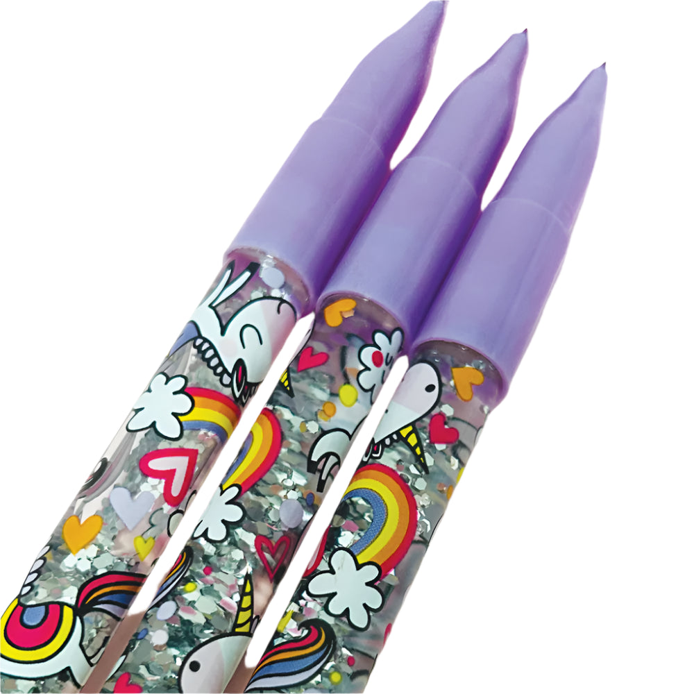 Ballpoint Glitter Pen - Unicorns 3