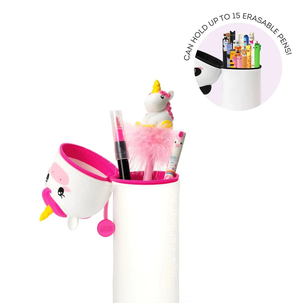 2-in-1 Silicone Pencil Case - Unicorn 2