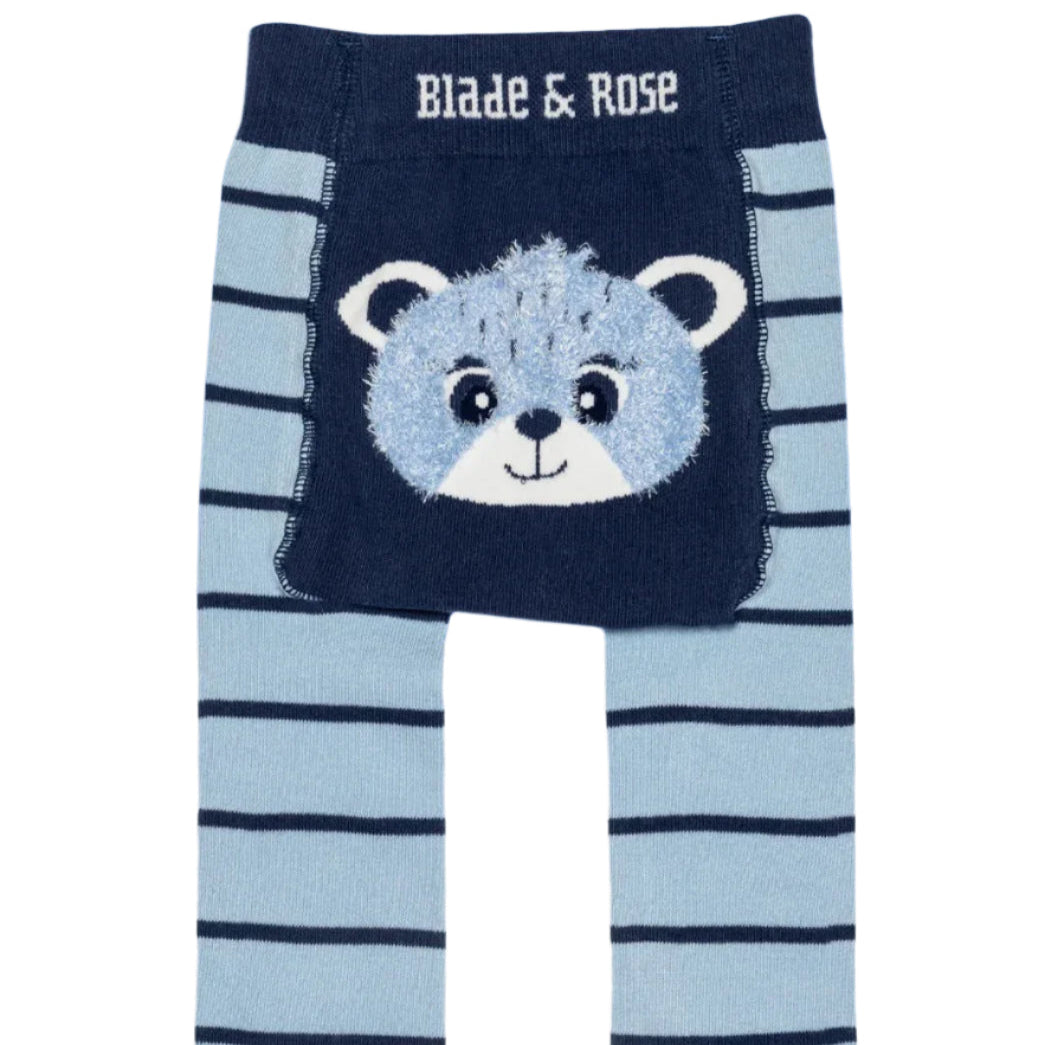 Preston the Bear Knitted Leggings