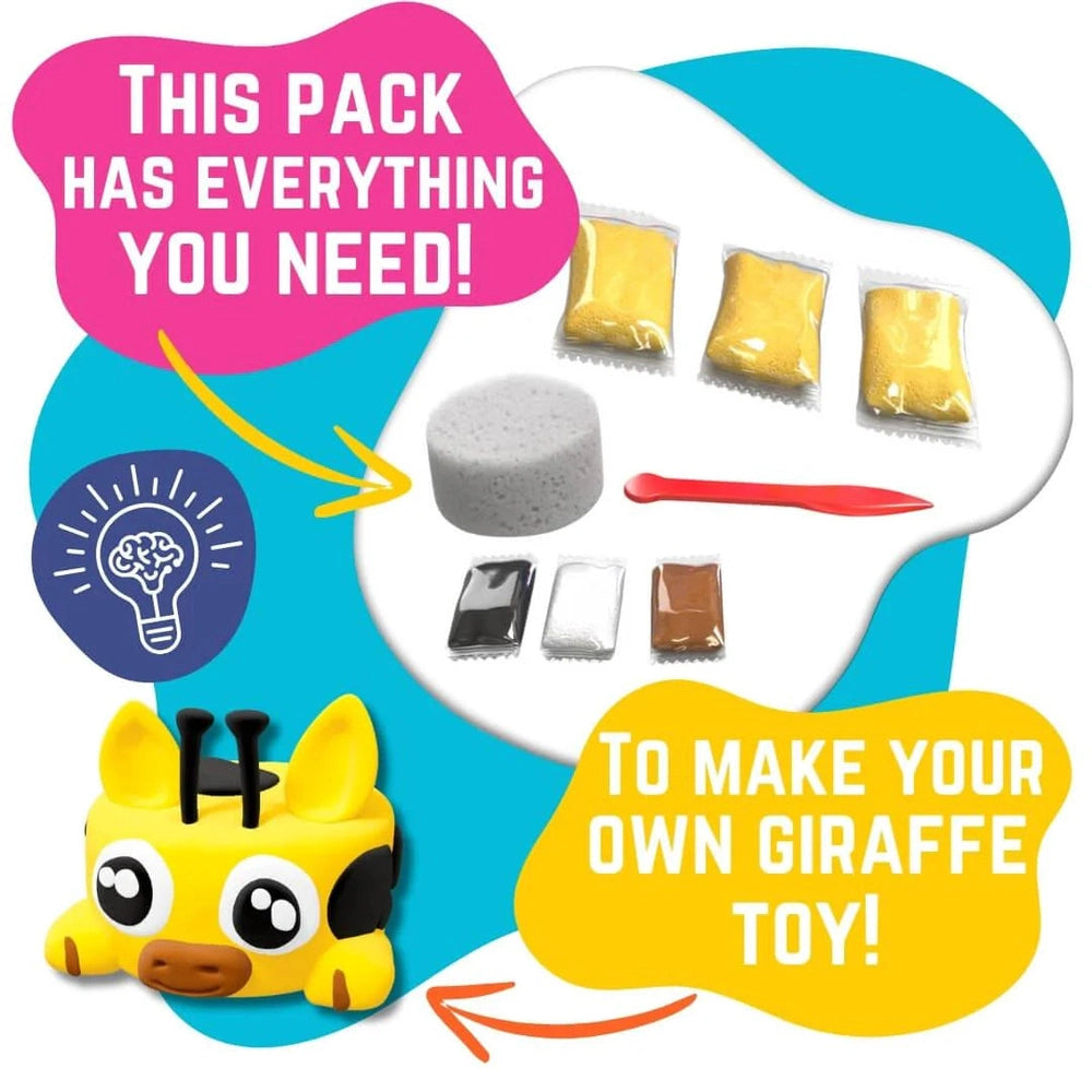 Create Your Own Air Dry Clay Squishy - Giraffe 3