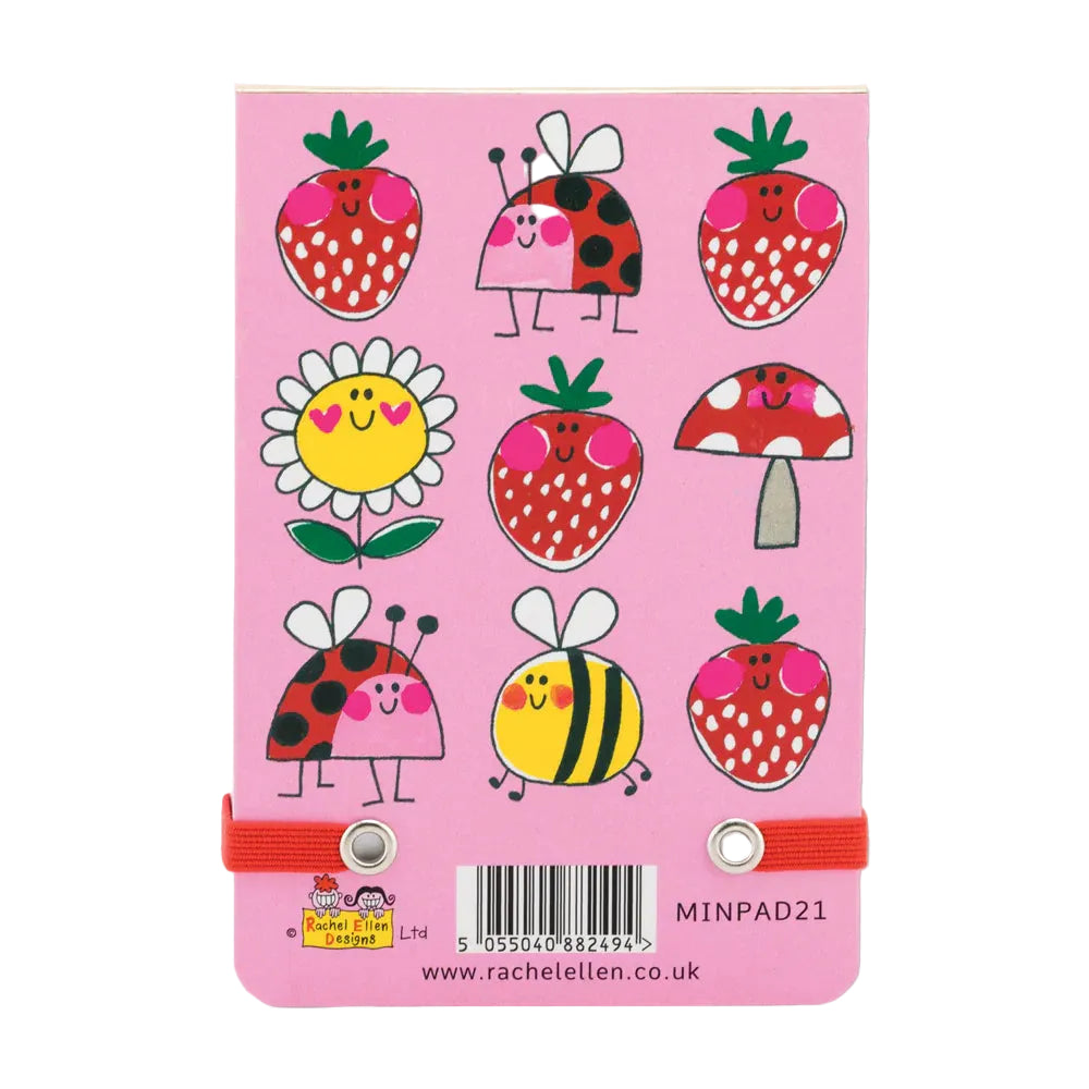 A7 Mini Notepads - Bugs & Strawberries 3