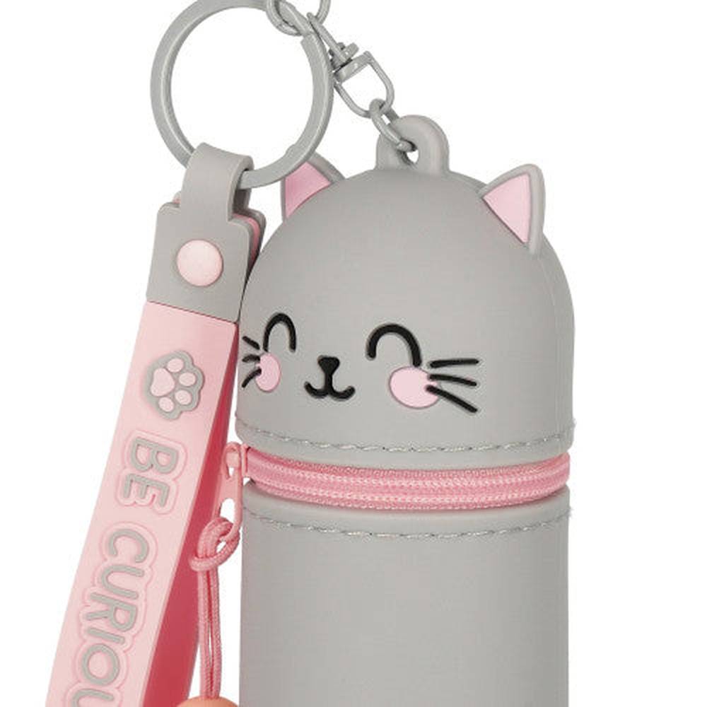 Mini Kawaii - Coin Purse With Key Ring - Kitty 4