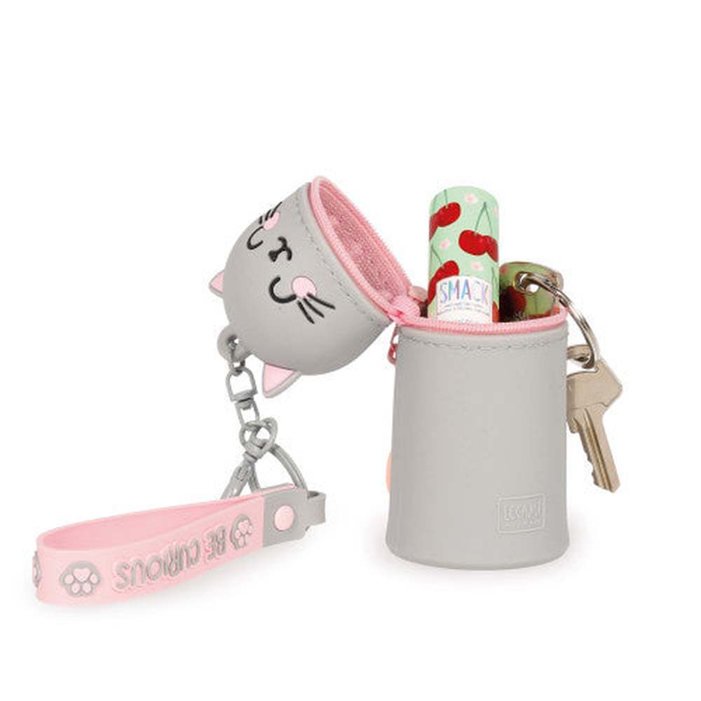 Mini Kawaii - Coin Purse With Key Ring - Kitty 3