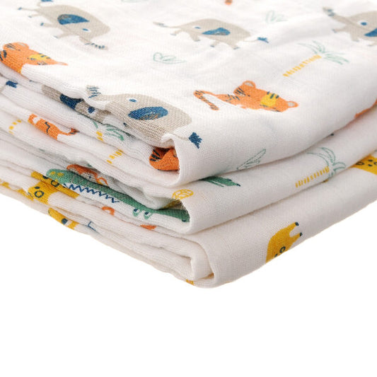 Savannah Animals - Muslins / Bib Set / Gift Pack