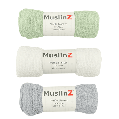 MuslinZ Waffle Cellular Blanket 1