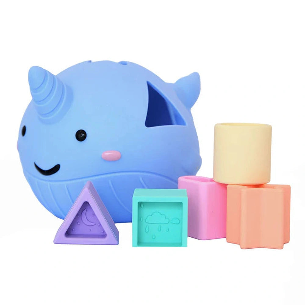 Narwhal Shape Sorter - Pastel 1